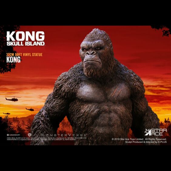 「キングコング：髑髏島の巨神」  コング ソフビ スタチュー  スタンダード版