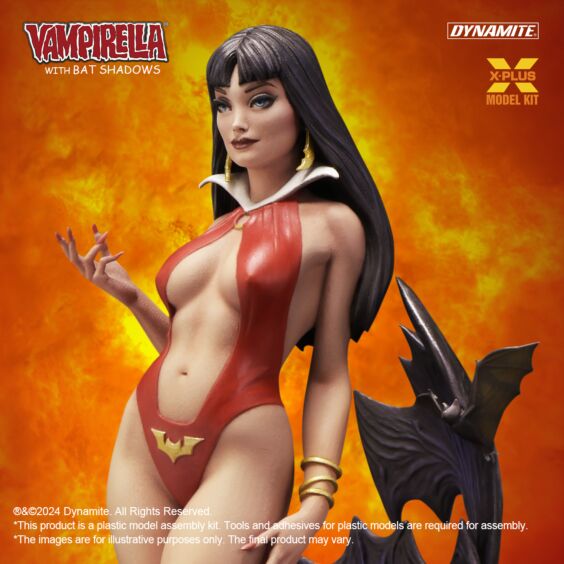 1/8 Scale Vampirella with Bat Shadows