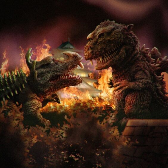 Godzilla(1955)& Anguirus(1955) Technicolor Ver. set