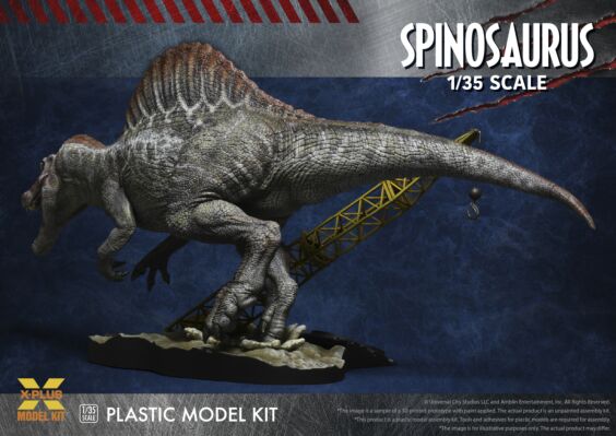 1/35 Scale Jurassic ParkⅢ Spinosaurus Plastic Model Kit