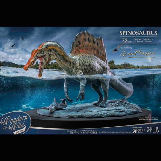 スピノサウルス 1.0　ポリレジンスタチュー  デラックス版