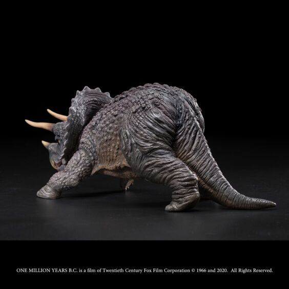 『恐竜100万年』トリケラトプス vs.ロアナ ソフビ フィギュア セット