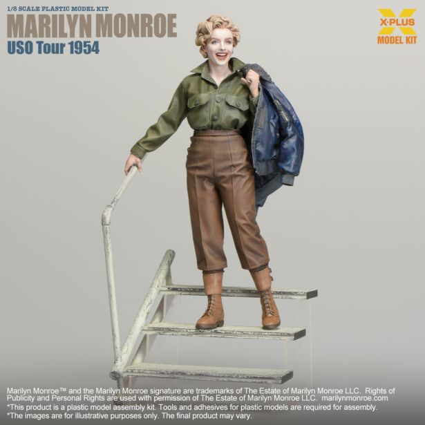 1/8 Scale Marilyn Monroe USO Tour 1954 Plastic Model Kit